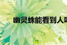 幽灵蛛能看到人吗（幽灵蛛能打死吗）