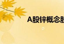 A股锌概念股龙头有哪些（）
