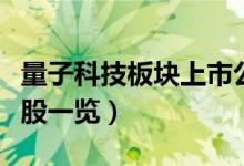 量子科技板块上市公司有哪些（量子科技概念股一览）