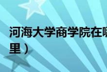 河海大学商学院在哪里（河海大学商学院在哪里）