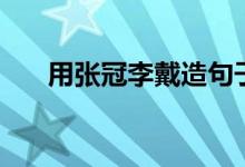 用张冠李戴造句子（用张冠李戴造句）