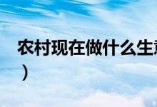 农村现在做什么生意赚钱（这四种供你选择！）