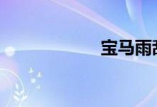 宝马雨刮条怎么换 