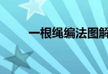  一根绳编法图解 教大家编出新花样 