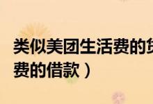 类似美团生活费的贷款有哪些（类似美团生活费的借款）