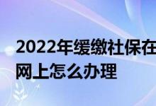 2022年缓缴社保在哪申请 特困行业缓交社保网上怎么办理 