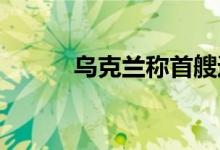 乌克兰称首艘运粮船抵达目的地