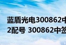 蓝盾光电300862中签号率（蓝盾光电300862配号 300862中签率查询）