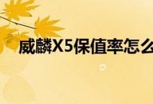  威麟X5保值率怎么样 二手威麟X5保值吗 