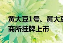 黄大豆1号、黄大豆2号和豆油期权今日在大商所挂牌上市