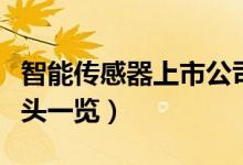 智能传感器上市公司有哪些（相关上市公司龙头一览）