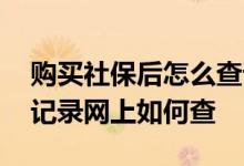购买社保后怎么查询交钱记录 个人社保缴费记录网上如何查 