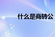什么是商转公 什么是商转公贷款