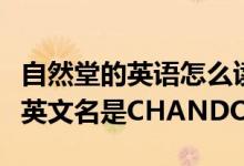 自然堂的英语怎么读（为什么自然堂的说明书英文名是CHANDO?）