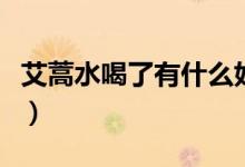 艾蒿水喝了有什么好处（艾蒿水都有哪些功效）