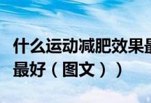 什么运动减肥效果最显著（什么运动减肥效果最好（图文））