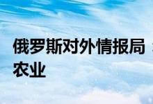 俄罗斯对外情报局：波兰计划首先掌控乌克兰农业