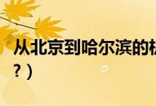 从北京到哈尔滨的机票（从北京到哈尔滨多远?）