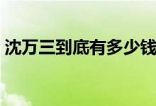 沈万三到底有多少钱（沈万三系列口子全套）