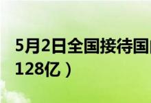 5月2日全国接待国内游客超3千万（旅游收入128亿）