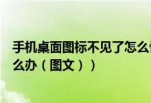 手机桌面图标不见了怎么恢复华为（手机桌面图标不见了怎么办（图文））
