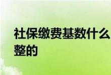 社保缴费基数什么时候确定 每年什么时候调整的 