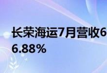 长荣海运7月营收627.99亿元新台币同比增36.88%