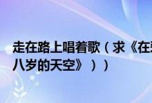 走在路上唱着歌（求《在爱的路上走啊走》歌词（选自《十八岁的天空》））
