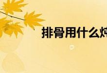  排骨用什么炖好吃排骨怎么选 