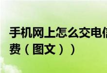 手机网上怎么交电信网费（手机网上怎么交电费（图文））
