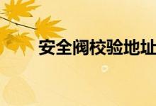 安全阀校验地址（安全阀校验费用）