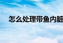怎么处理带鱼内脏视频（怎么处理带鱼）