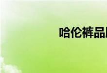  哈伦裤品牌排行榜推荐 
