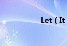 Let（It Go 黄立行）