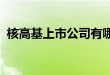 核高基上市公司有哪些核高基上市公司名单