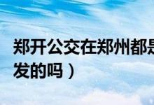 郑开公交在郑州都是从那发车（有从新南站起发的吗）