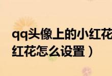 qq头像上的小红花怎么去掉（qq头像上的小红花怎么设置）