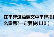 在丰碑这篇课文中丰碑指什么（在丰碑这篇课文中,深深是什么意思?一定要快!!!!!!）
