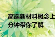 高端新材料概念上市公司2022年名单一览3分钟带你了解