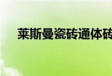  莱斯曼瓷砖通体砖价格表 通体砖价格表 