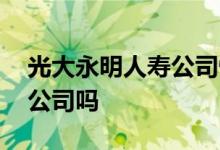 光大永明人寿公司性质 光大永明人寿是上市公司吗