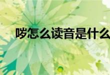 哕怎么读音是什么（哕怎么读（图文））