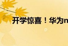  开学惊喜！华为nova3降价100元赠送 
