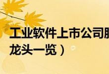 工业软件上市公司股票有哪些（相关工业软件龙头一览）