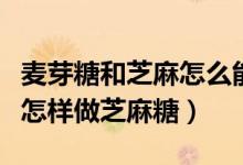 麦芽糖和芝麻怎么能做成糖芝麻（买麦芽糖稀怎样做芝麻糖）
