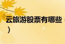 云旅游股票有哪些（相关云旅游股票龙头一览）