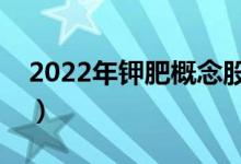 2022年钾肥概念股有那些（钾肥龙头股一览）