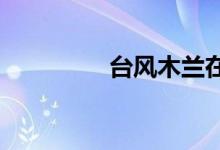 台风木兰在广东徐闻登陆