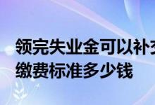 领完失业金可以补交中断的社保吗 2022医保缴费标准多少钱 