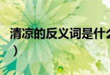 清凉的反义词是什么标准答案（清凉的反义词）